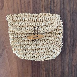 Vintage Boho Straw Woven Belt Bag